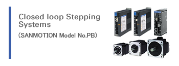 Closed Loop Stepping Systems (SANMOTION Model No.PB)